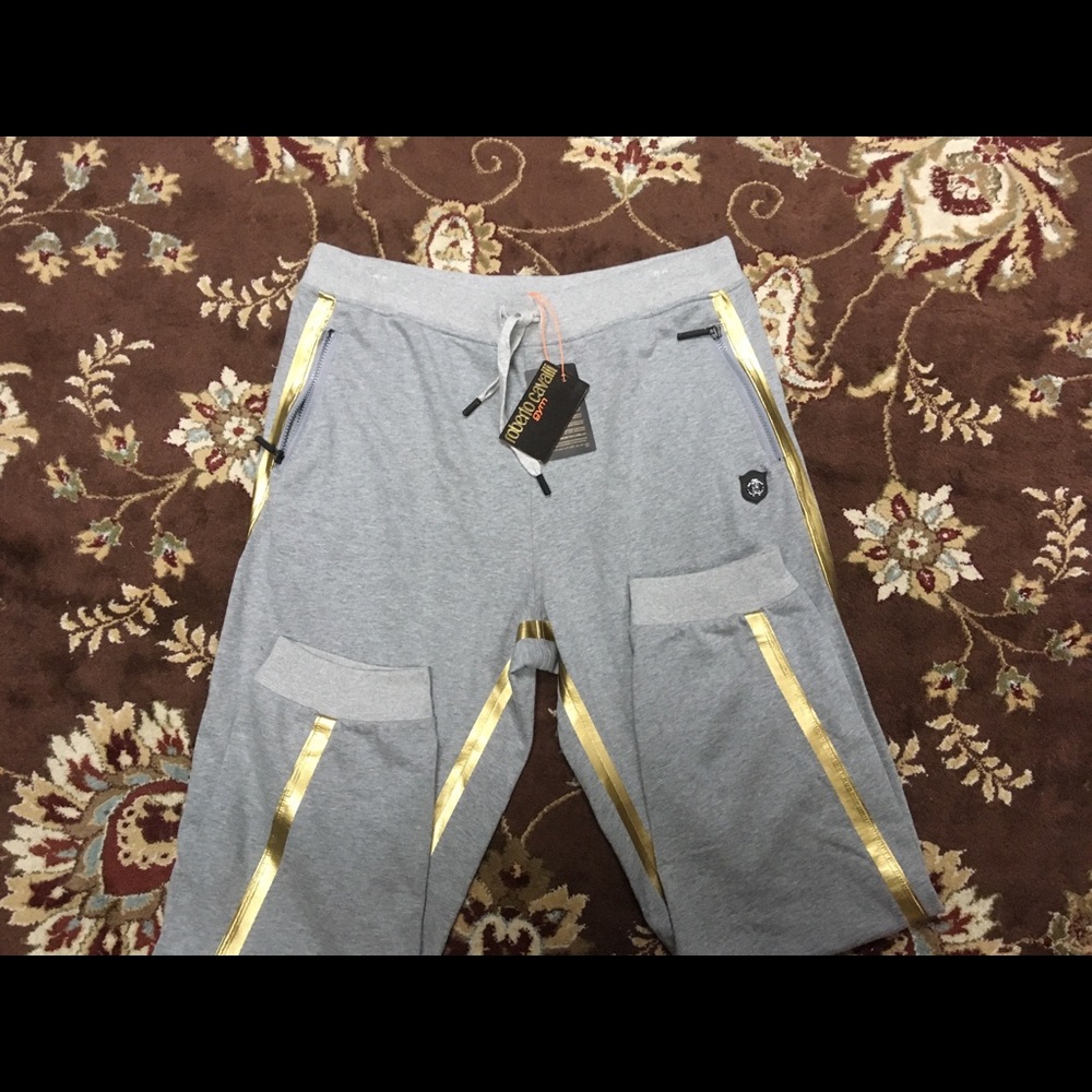 NWT Roberto Cavalli Gym Men’s Sweatpants Size 56